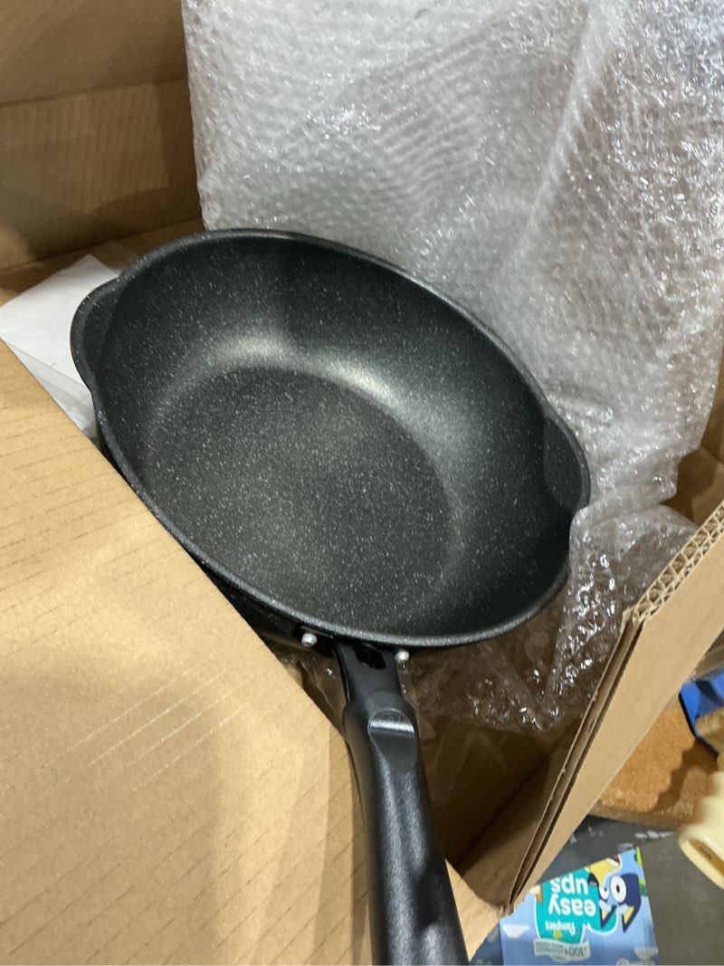 sunhouse – 11  inch / 28 cm non-stick deep frying pan with double pour spouts, 5-layer whitford non-stick coating, pfoa-free, stay-cool handle, induction compatible with all cooktops