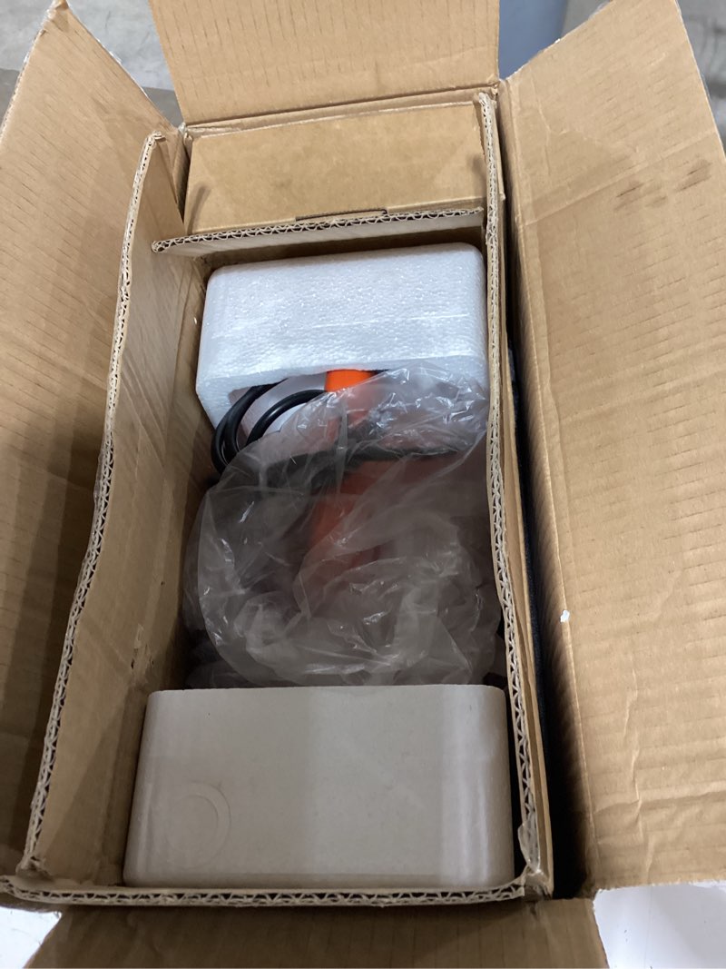 Condition photo showing As Is for vtg vogten 4.5 cfm ac vacuum pump and gauge set,for mini split/hvac/auto systems,manifold gauge kit compatible with r134a r12 r22 r502,includes 2 r134a can taps,r410a adapters