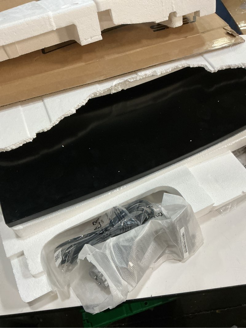 Condition photo showing As Is for ASUS TUF Gaming VG27VH1B 27” Curved Monitor, 1080P Full HD, 165Hz (Supports 144Hz), Extreme Low Motion Blur, Adaptive-sync, FreeSync Premium, 1ms, Eye Care, HDMI D-Sub, Black 27" Curved FHD 165Hz FreeSync Premium