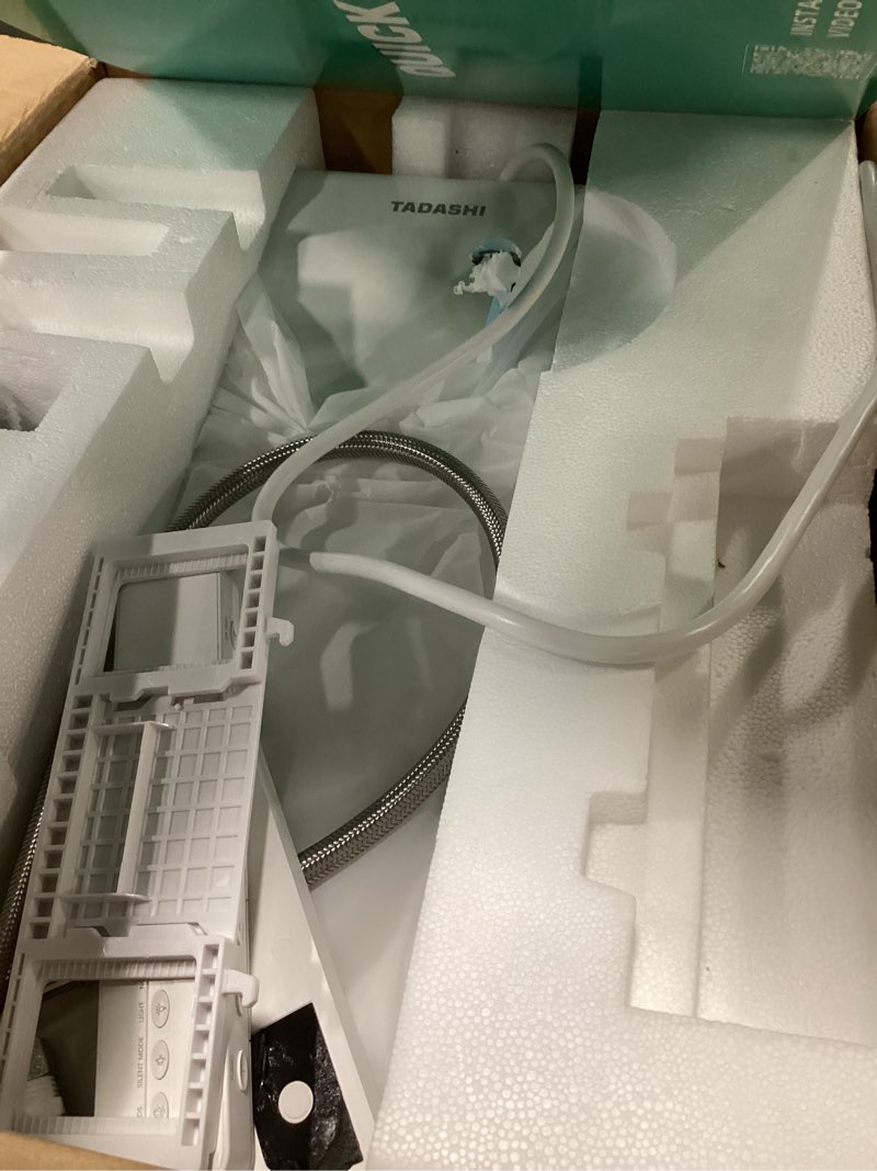 Condition photo showing Good Condition for Tadashi Bidet Toilet Seat Elongated, Heated Toilet Seat, Instant Warm Water & Dryer, Feminine & Rear Wash, Self-Clean Nozzle, Slow Close Lid, Child/ECO/Silent Mode Smart luxury style