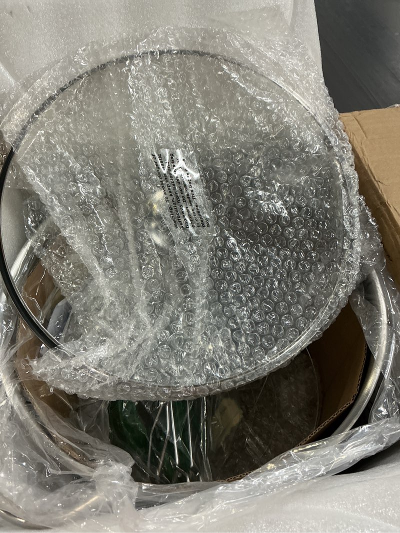 Condition photo showing New/Like New for stainless steel 21.5 qt canning pot with rack & lid, canning supplies starter kit and 6 pieces tools set, water bath canner for beginner