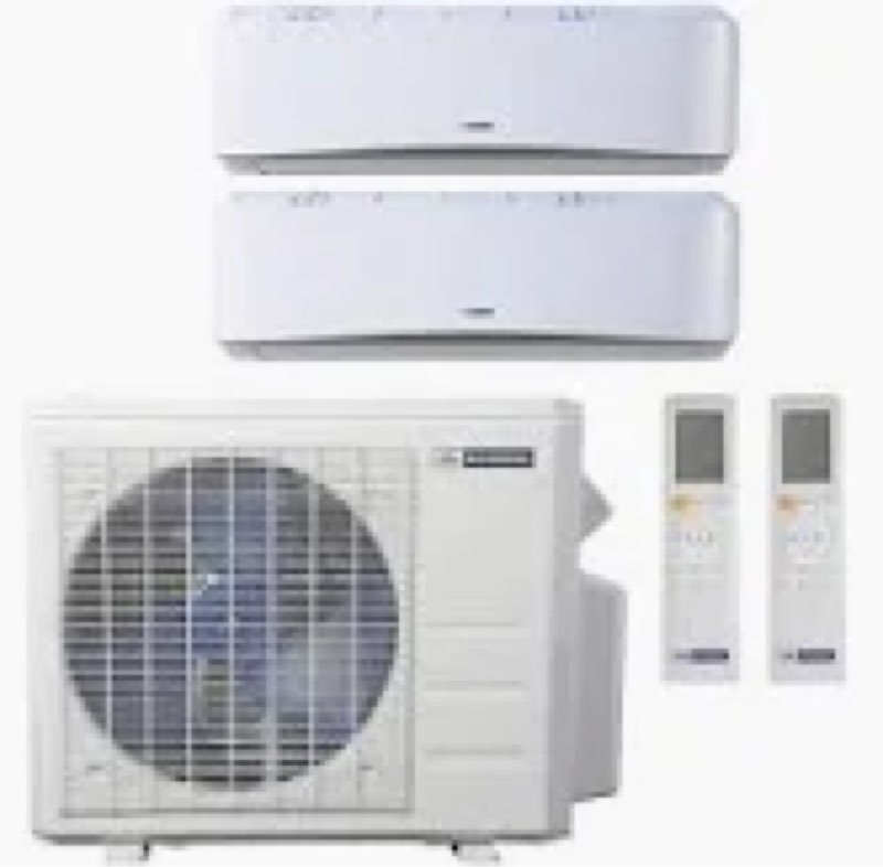 (Incomplete) 18000btu Mini Split Air Conditioner&heater With Inverter, 19 Seer2 Wall-mounted Ductless Ac With Heat Pump, 230v Energy Saving, Work With Alexa,cover Rooms Up To 1250 Sq.ft