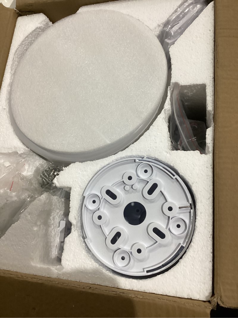 Condition photo showing Good Condition for ZMISHIBO 48 inch Ceiling Fans with Lights and Remote/APP Control,White Low Profile Ceiling Fan with Light,Quiet DC Motor,LED Dimmable, Modern Flush Mount Ceiling Fan for Bedroom Indoor/Outdoor Patio White 48 Inch