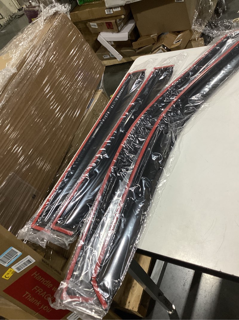 Condition photo showing Good Condition for auto ventshade [avs] outside mount rain guards for 2015 - 2026 ford f-150; 2017 - 2026 f-150 raptor, f-250, f-350 sd, supercrew only | window vent visors, 4 pcs. - smoke |