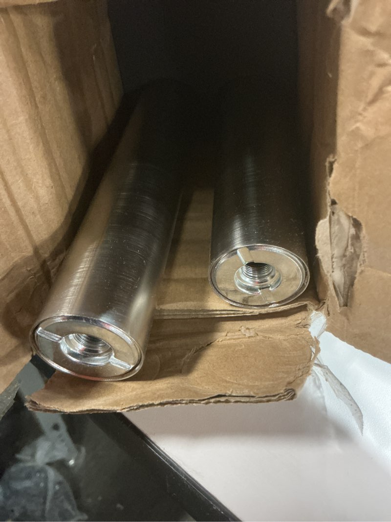 Condition photo showing Good Condition for Heavy Duty Curtain Rods,1 1/4" Large Diameter Premium Nonadjustable Curtain Rod,72in/6ft Custom Window Treatment Rods with Durable Aluminum Brackets and End Caps,Brushed Nickel Finish Brushed Nickel 72in/6ft