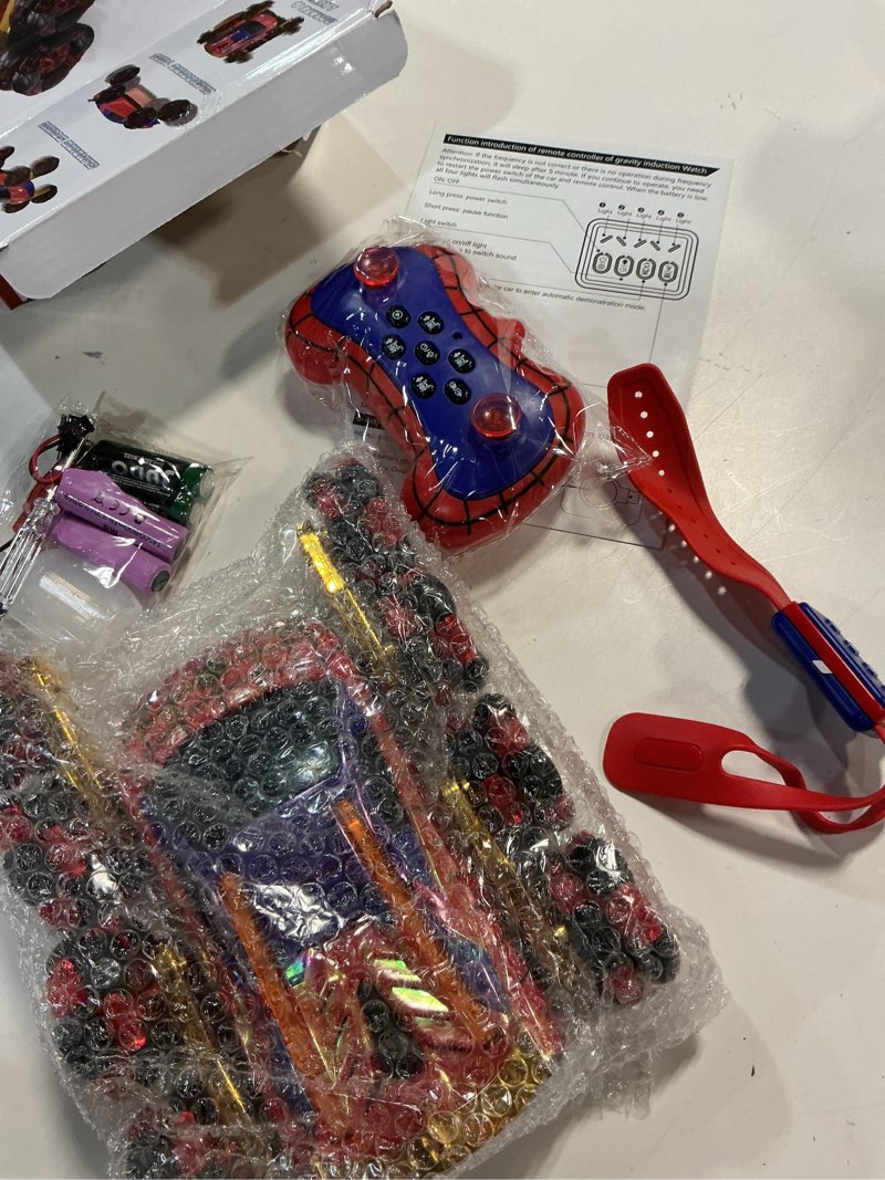 Condition photo showing Good Condition for 8WD Remote Control Car, 2.4Ghz RC Cars with Spray & Cool Light, Kids Toys Electroplating Process Transform Drift Climbing Car, Boys Toys for Age 4-6 7 8-13 Year Old (red-Blue)