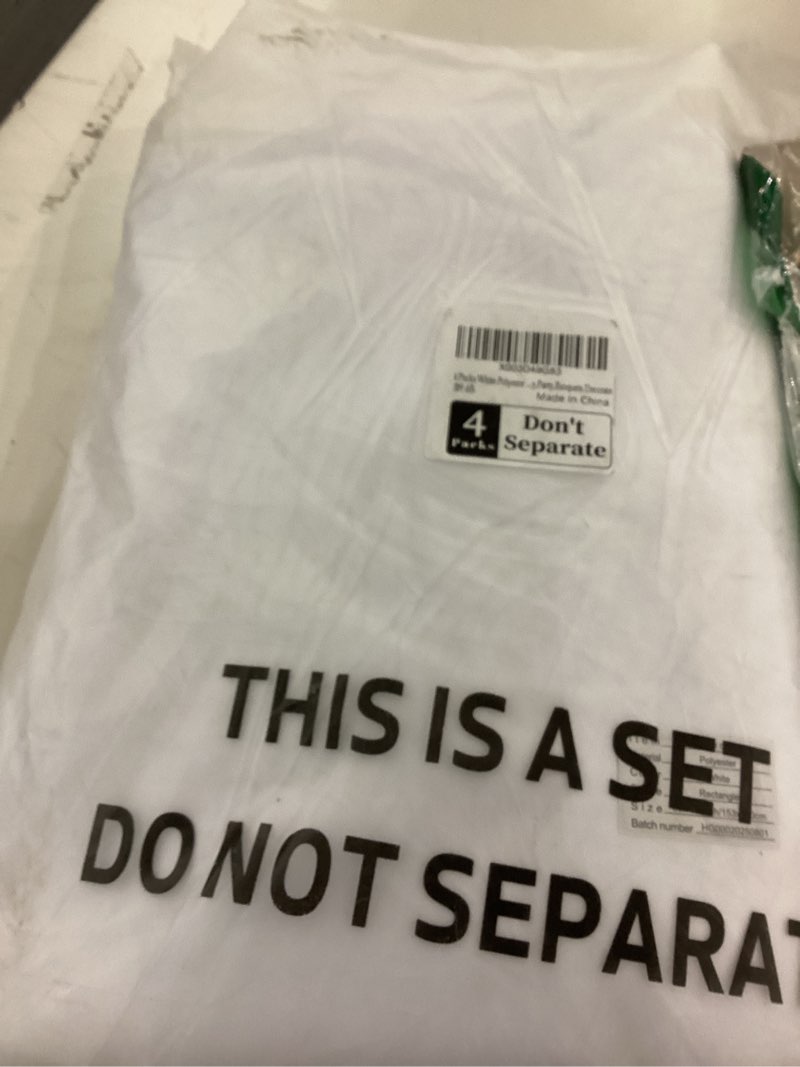 Condition photo showing New/Like New for 4 Packs Black Square Tablecloth,52x52 Inch Black Polyester Table Cover for small Square Tables,Washable Resistant Stain and Wrinkle Table cloth,for Wedding,Banquet,Restaurant and Parties Decorate 4 Pack 52 x 52 Inch Black