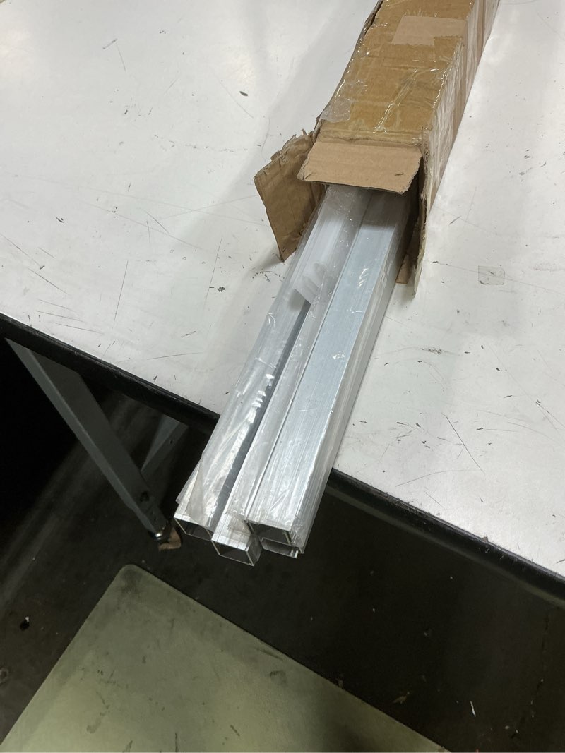 Condition photo showing Good Condition for 10-pack 3.28ft led strip channel diffuser fitted for hue plus ,plus-size surface mounted tape light aluminum spotless u track housing ,0.6'' deep with milky cover .