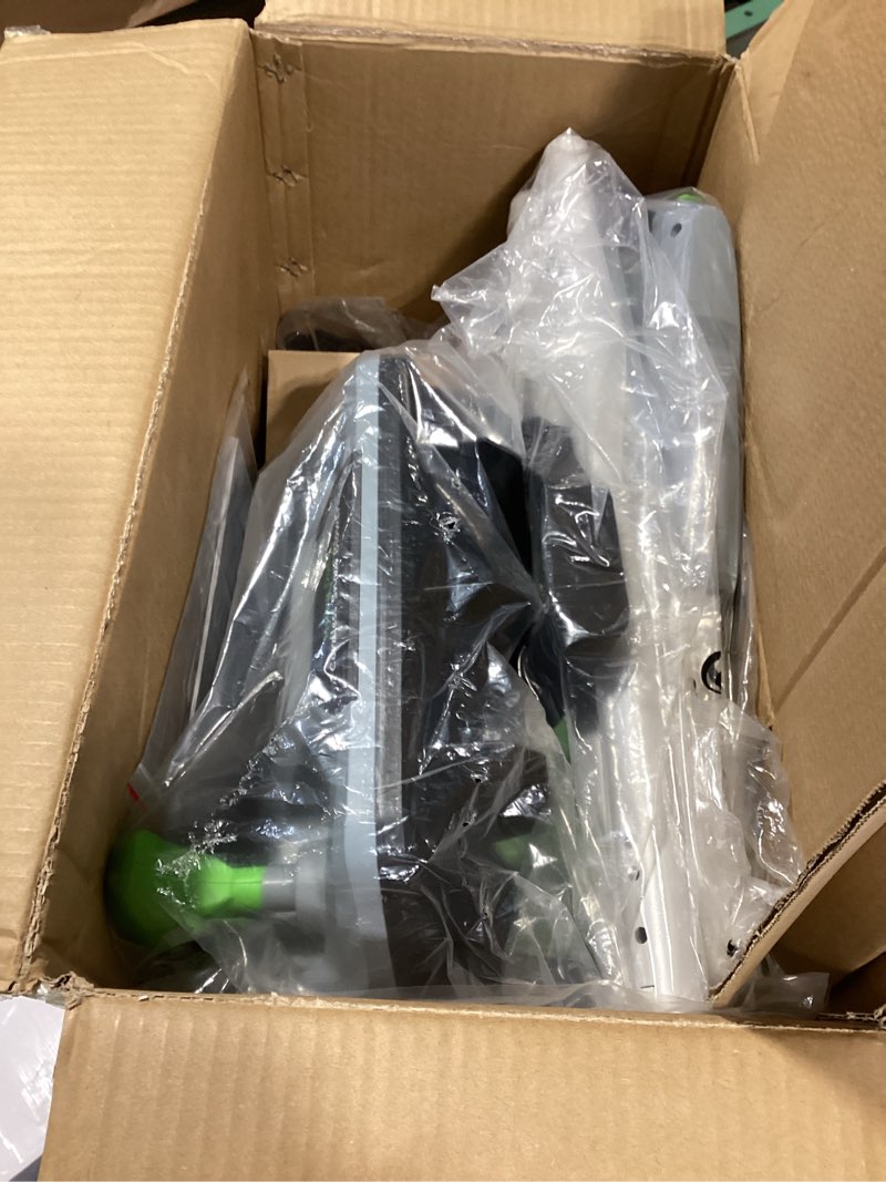 Condition photo showing As Is for Cordless Snow Blower, Electric Snow Thrower 19 Inch, 40V 4.0Ah Battery Powered Snow Removal, 1500W Brushless Motor 25FT Throw Distance for Driveway Patio - Green