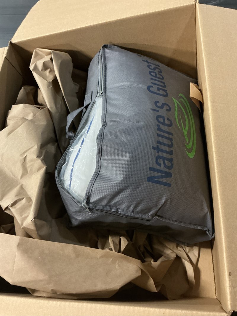 Condition photo showing Good Condition for Nature's Guest Adjustable Cervical Pillow, Better Than Memory Foam Pillow for Neck Pain, Contour Orthopedic Pillow for Sleeping, Ergonomic Pillow for Side, Back and Stomach Sleepers, Standard Medium