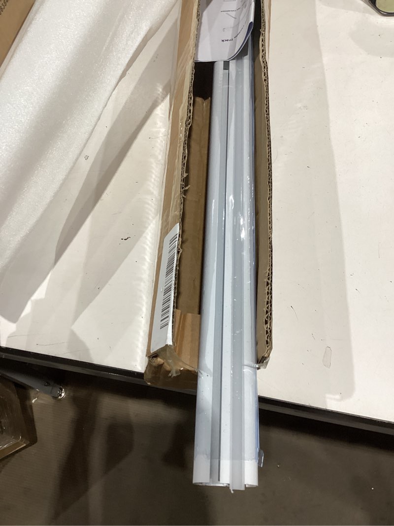 Condition photo showing Good Condition for silent curtain track ceiling mount, aluminum ultra-thin ceiling curtains tracks system, low profile drape rail for inward opening window self adhesive slide curtains rail set (3.3ft (1m))