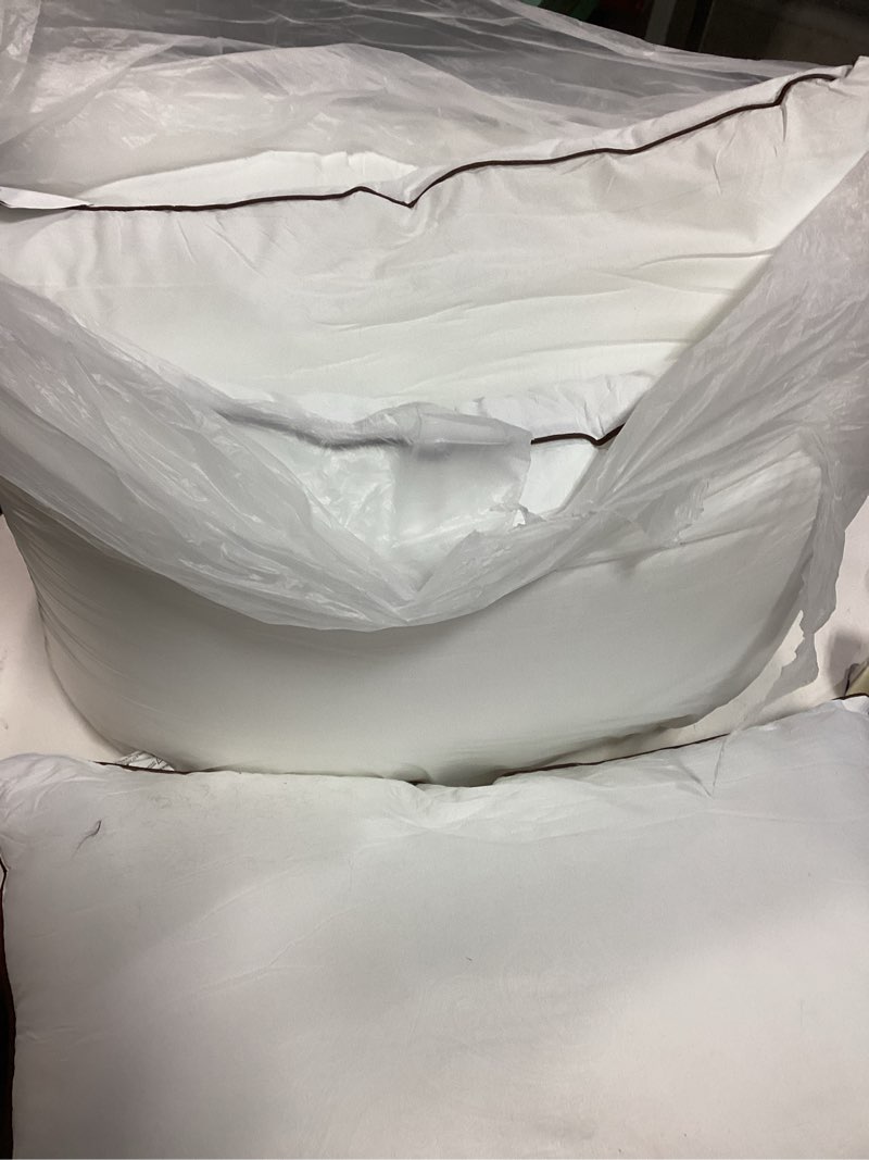 Condition photo showing Good Condition for JOLLYVOGUE Bed Pillows Standard Size Set of 4, Cooling and Supportive Full Pillow 4 Pack with Down Alternative Filling for Side and Back Sleepers, Hotel Collection 01 - Classic Design Standard (Pack of 4)