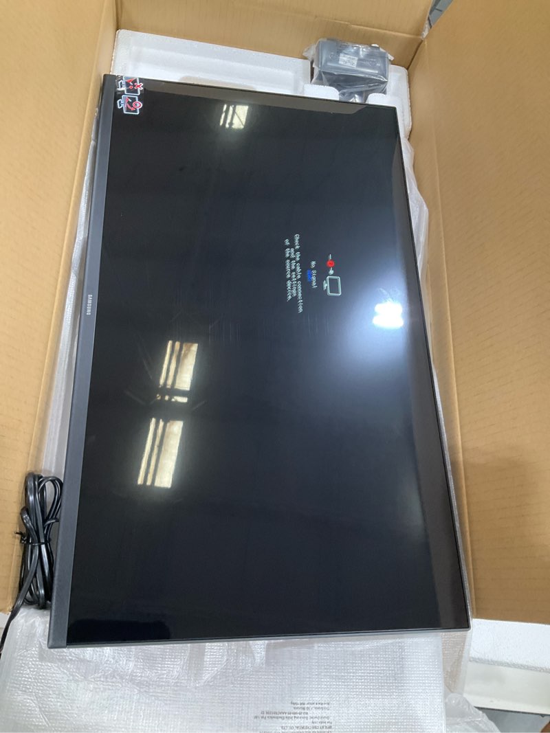 Condition photo showing Good Condition for samsung 27" (s30gd) essential monitor with ips panel and tilt only stand, 100hz refresh rate, ergonomic design, advanced eye care, game mode, ls27d304ganxza 27-inch