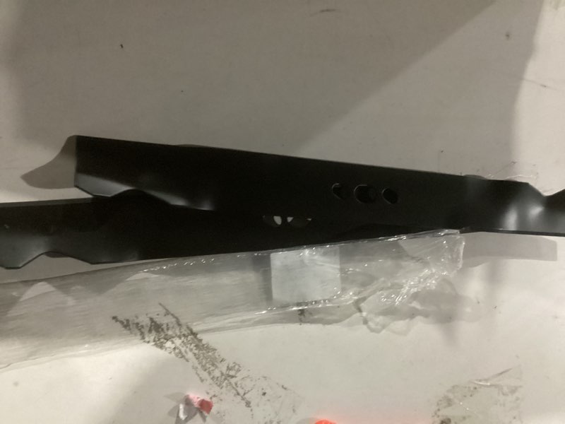 Condition photo showing Good Condition for (2 pack) 2105200317a 21 inch push mower blade compatible with murray hyper tough,blackmax, mna 152901,152701,152903,152905, 84005221, 2105200317,lawn mower blades