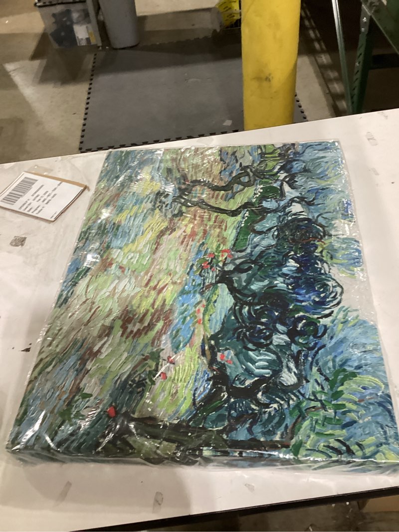 Condition photo showing New/Like New for ART.COM Stretched Canvas Print Olive Trees, 1889 by Vincent van Gogh, 24" x 18" Wrapped Canvas 24"L x 18"W Stretched Canvas