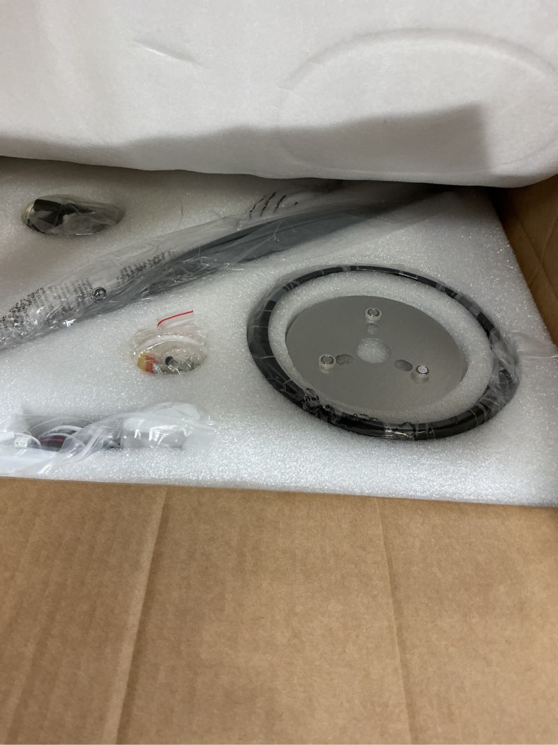 Condition photo showing Good Condition for ludomide ceiling fans with lights,52 inch low profile ceiling fan with wall control and remote control,dimmable,flush mount ceiling fan with noiseless dc reversible motor for bedroom indoor use black 52 inches