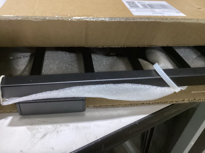 Condition photo showing As Is for Babelio Baby Gate for Doorways and Stairs, 26-40" Auto Close Dog Gate, PressGuard C5, Easy-Install Pressure Mounted Satey Door, No Drilling Safety Gate for Child and Pets, Black Black 30"Tall 26"-40" Wide