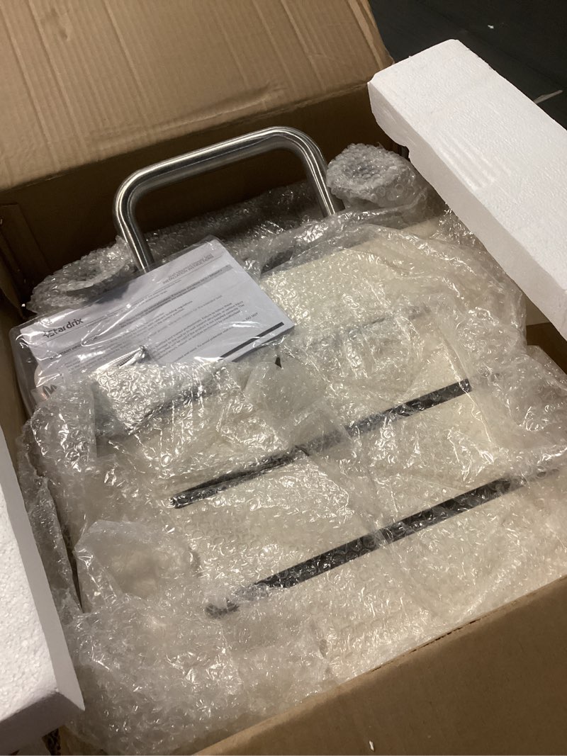 Condition photo showing Good Condition for 18" x 16" ada compliant phenolic white folding shower seat bench, wall mount foldable bathroom shower chair with stainless steel support, 400 lbs capacity