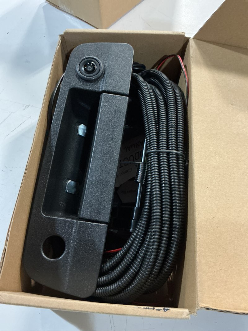 Condition photo showing Good Condition for anina tailgate handle backup camera for dodge ram 1500 2500 3500 (2009-2017) reverse rear view camera to replace factory door handle parking camera directly install w/ 26ft extension cable cord