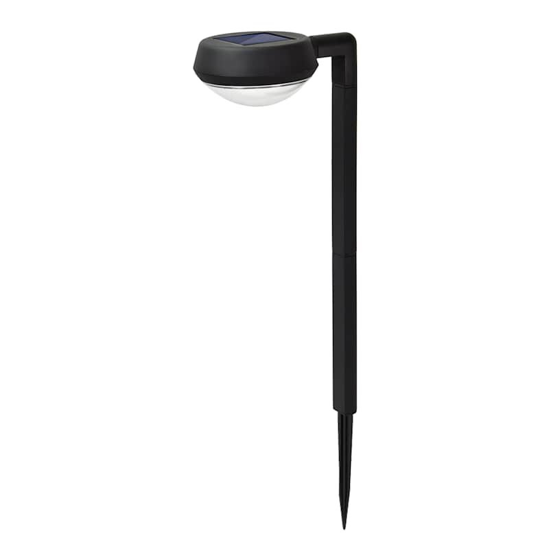 Condition photo showing As Is for 15-lumen solar black down pathway light pack 8