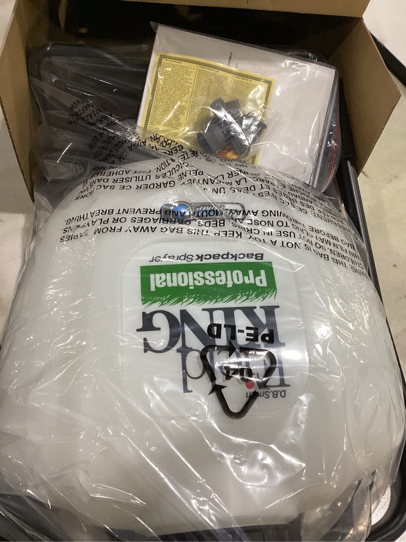 Condition photo showing Good Condition for field king 190328 backpack sprayer, 4 gallon, with internal no leak pump design delivers 150 psi base model, manual
