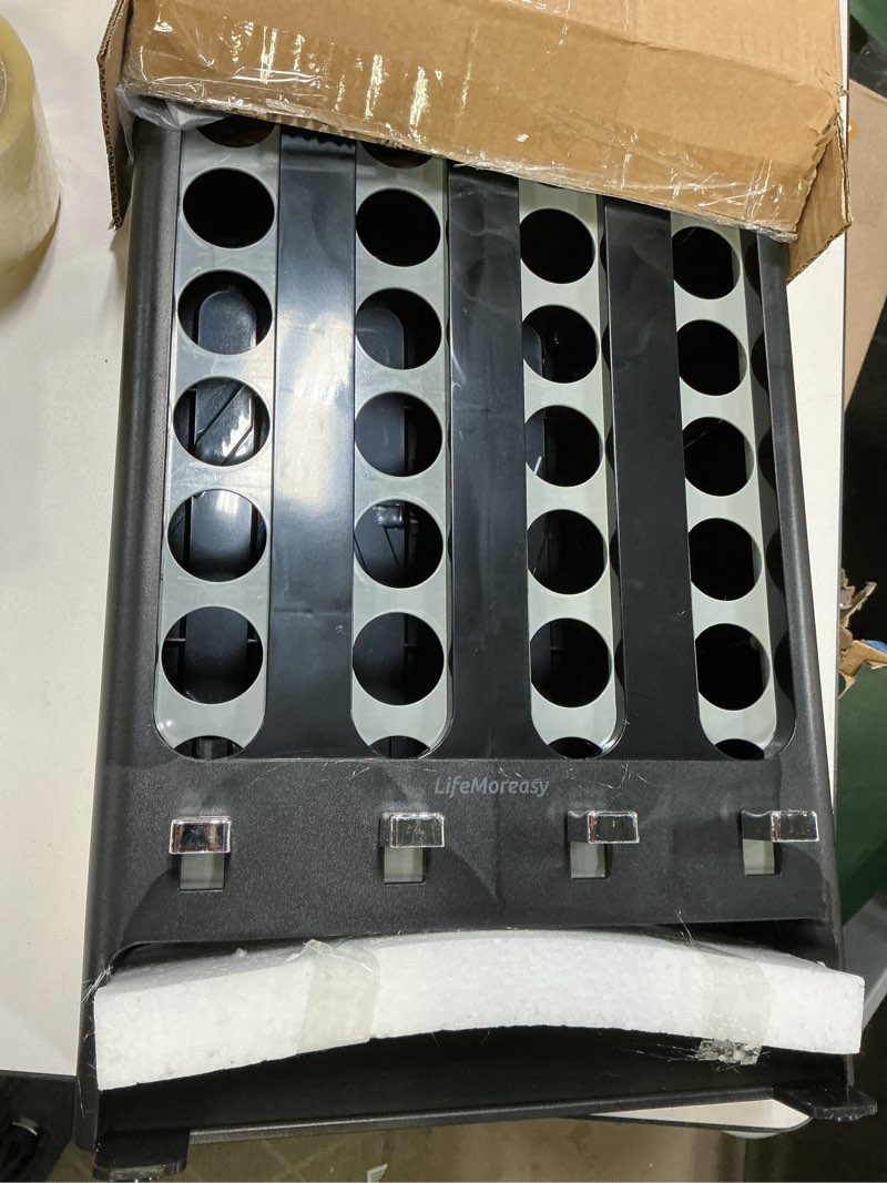 Condition photo showing As Is for K Cup Holder Creative Coffee Pods Storage Stand Vending-Style K Pod Dispenser K Cup Organizer for 28 Pods
