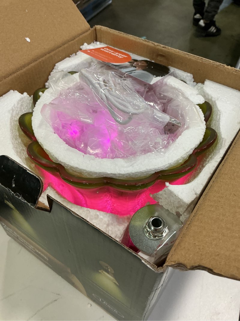 Condition photo showing Good Condition for FULEN Battery Operated Wall Sconce with Green Tulip Glass Lampshade Wireless Sconces 10000mAh Rechargeable Battery Powered Wall Light with Remote Control for Vintage Decor Bedside Bedroom Livingroom Green Glass 1P