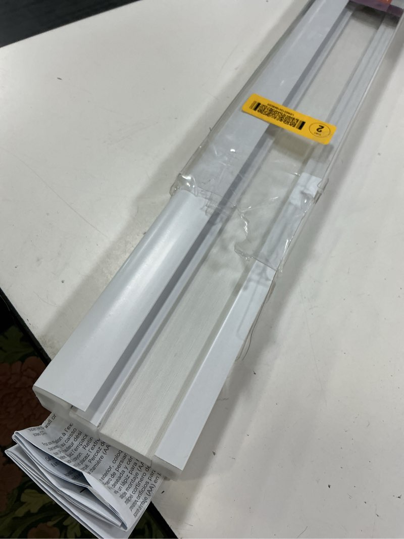 Condition photo showing As Is for allen + roth 36-in x 72-in white light filtering cordless top-down/bottom-up cellular shade