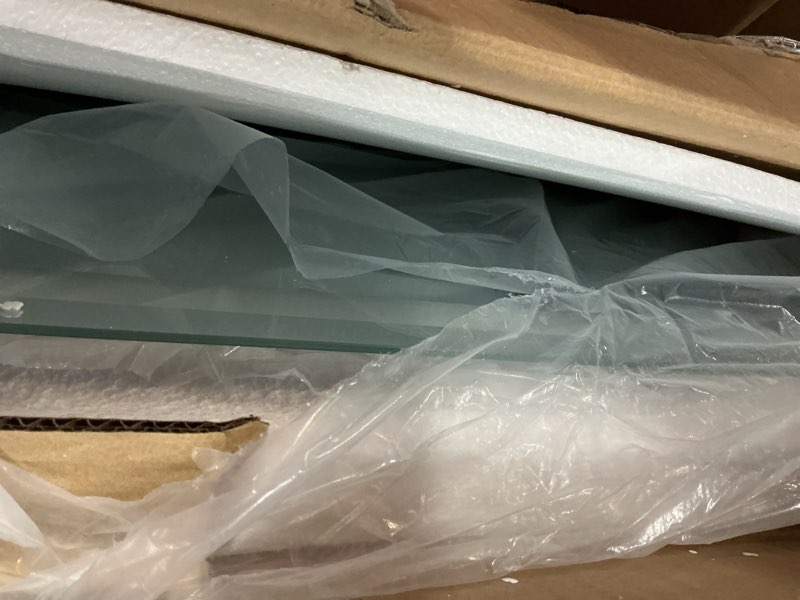 Condition photo showing Good Condition for led mirror for bathroom 30x36 inch, frameless lighted bathroom mirror with lights, fogless, dimmable, 3 color changing, shatterproof, horizontal/vertical 36"l x 30"w