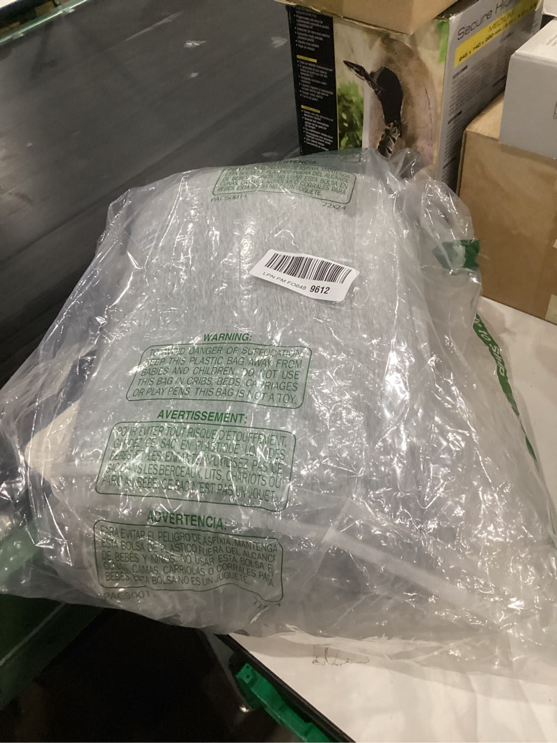 Condition photo showing New/Like New for CozyLux California King Comforter Set - 3 Pieces Light Grey Soft Luxury Cationic Dyeing Cal King Comforter for All Seasons, Gray Breathable Lightweight Bedding Sets with 1 Comforter and 2 Pillow Shams Light Grey California King