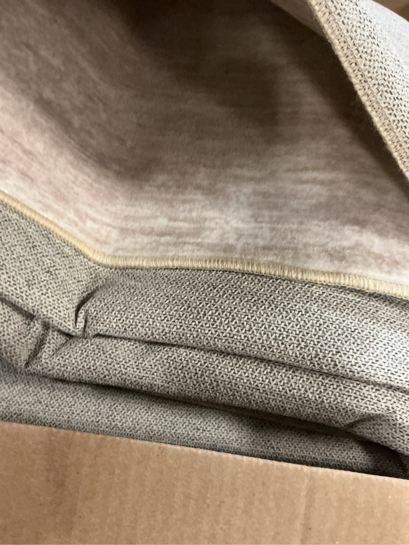 Condition photo showing Good Condition for Art&Tuft Washable Rugs 8x10, Anti-Slip Backing Abstract 8x10 Rug, Stain Resistant Rugs for Living Room, Foldable Machine Washable Area Rug (TPR53-Beige, 8'x10') Tpr53-beige 8' x 10' (Rectangular)