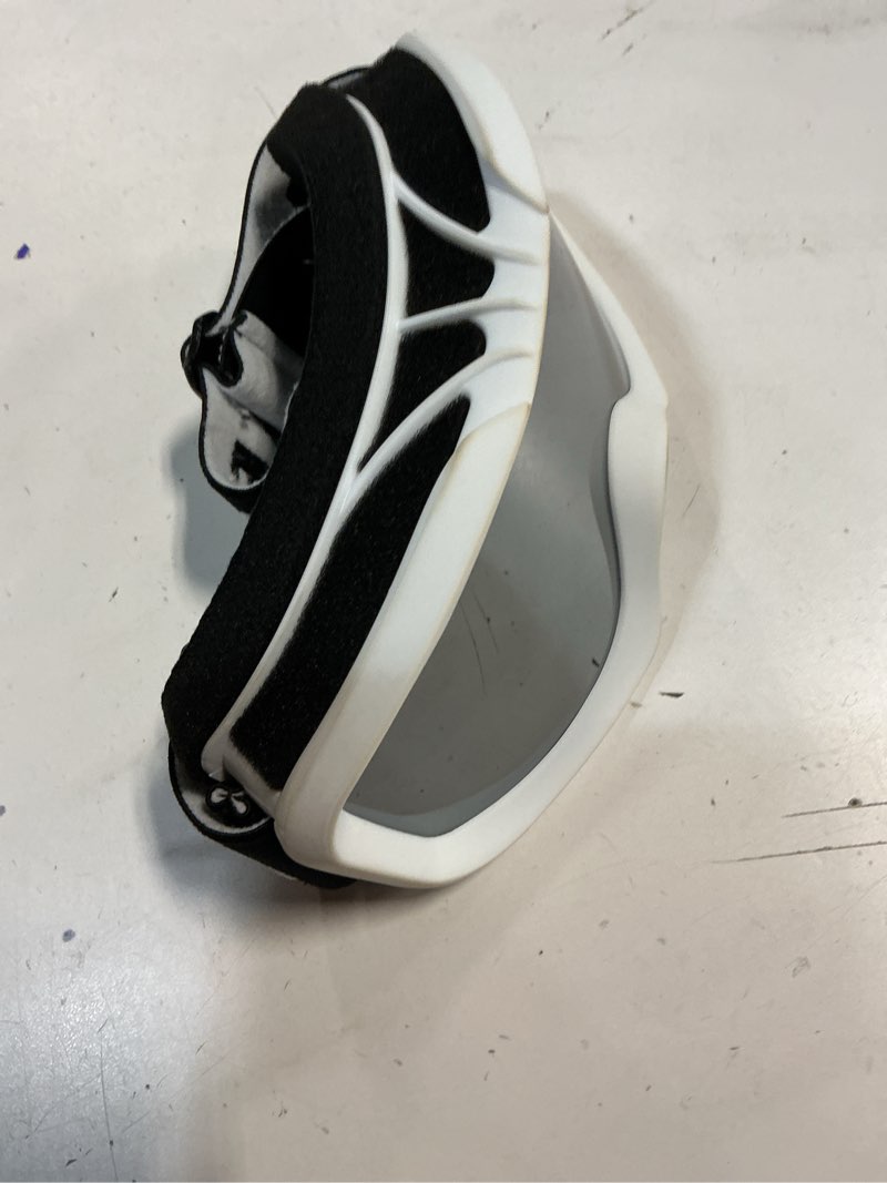 Condition photo showing Good Condition for Karsaer Ski Goggles Anti-Fog Snow Goggles OTG 100% UV Protection Snowboard Goggles Bendable Dual-Lenses for Men Women Youth Matte White Frame Silver Mirrored Lens Vlt 12%