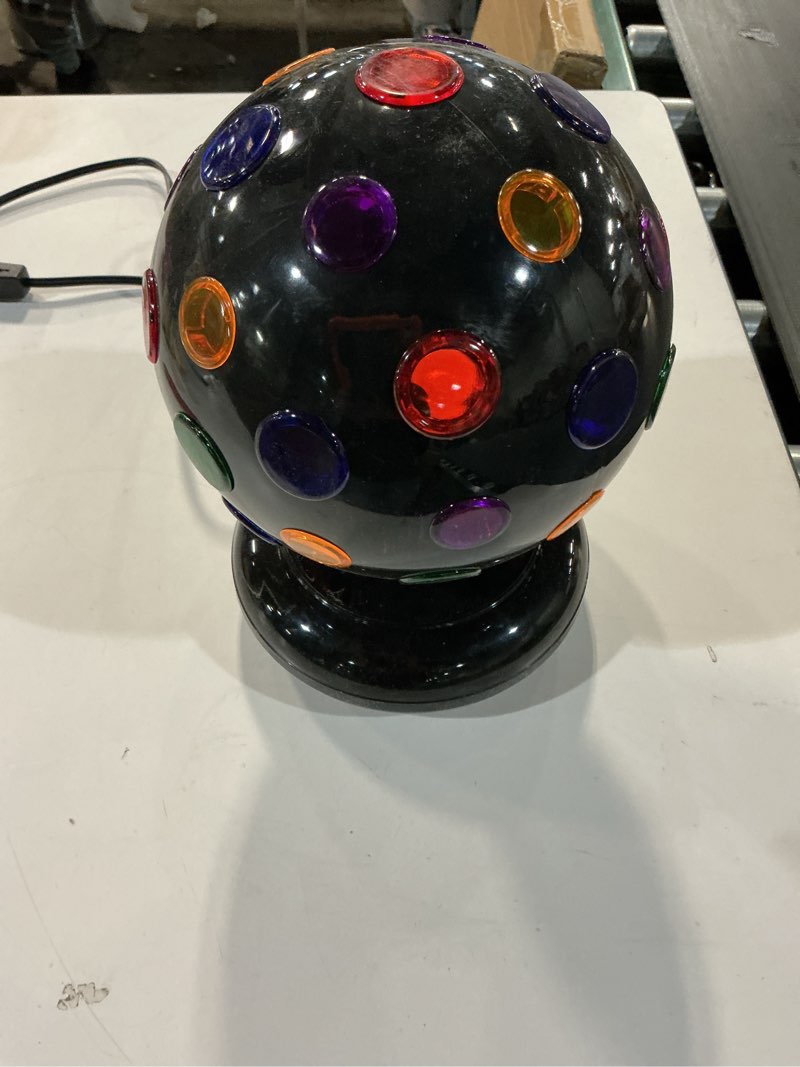 Condition photo showing Good Condition for Everything You Need | Kicko Spinning Disco Ball With Led Lights - For Parties