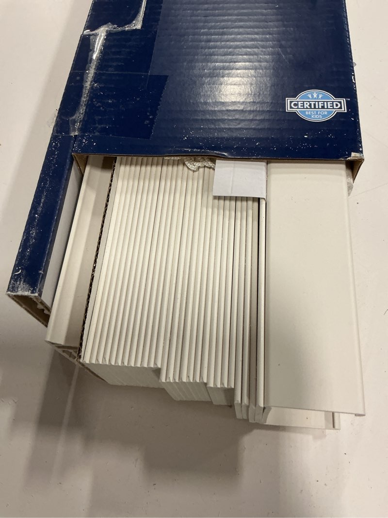 Condition photo showing As Is for LEVOLOR 2-in White Faux Wood Blinds 34-in x 64-in