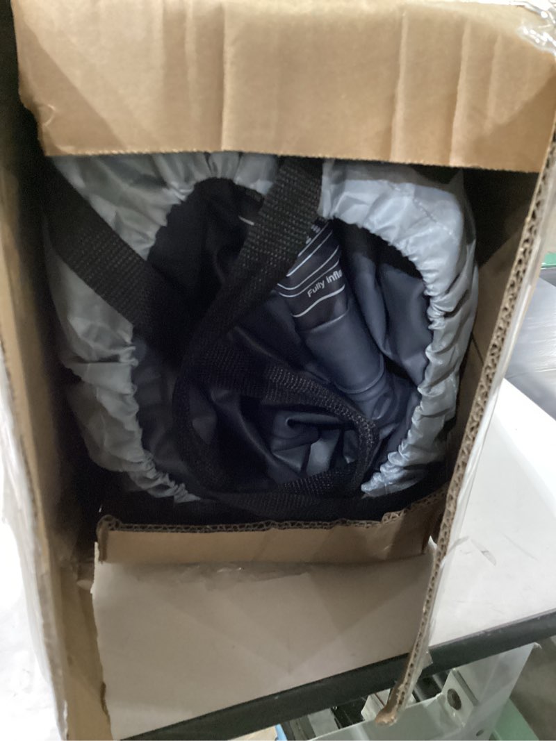 Condition photo showing As Is for InnoTruth King Size Air Mattress with Built in Pump, Famiy Choice Award Winner, Inflatable Blow up Mattress, 18" Raised 2-4 Persons Family Air Bed for Guests & Home, Ideal for Temporary Use, 700 lbs King 18" Height (For Home/Indoor)