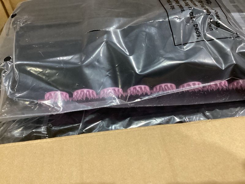 Condition photo showing Good Condition for ProsourceFit Acupressure Mat and Pillow Set for Back/Neck Pain Relief and Muscle Relaxation Black/Pink Large