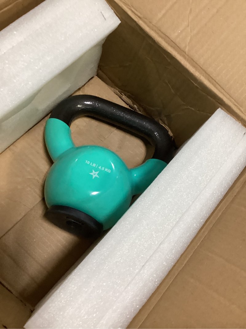 Condition photo showing Good Condition for yes4all kettlebells rubber base, kettlebell set for women, strength training kettlebells weights (10-65 lbs) b. 10lb - mint a. single