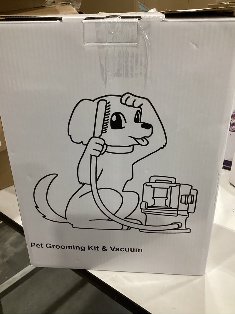 Condition photo showing Good Condition for pet grooming kit & vacuum