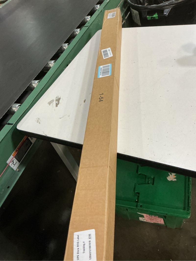 Condition photo showing Good Condition for cordless roller shades blackout blinds for windows room darkening rolled up shades with spring system, uv protection window shades door blinds for home and office (54" w x 72" h, white) 54"w x 72"h white