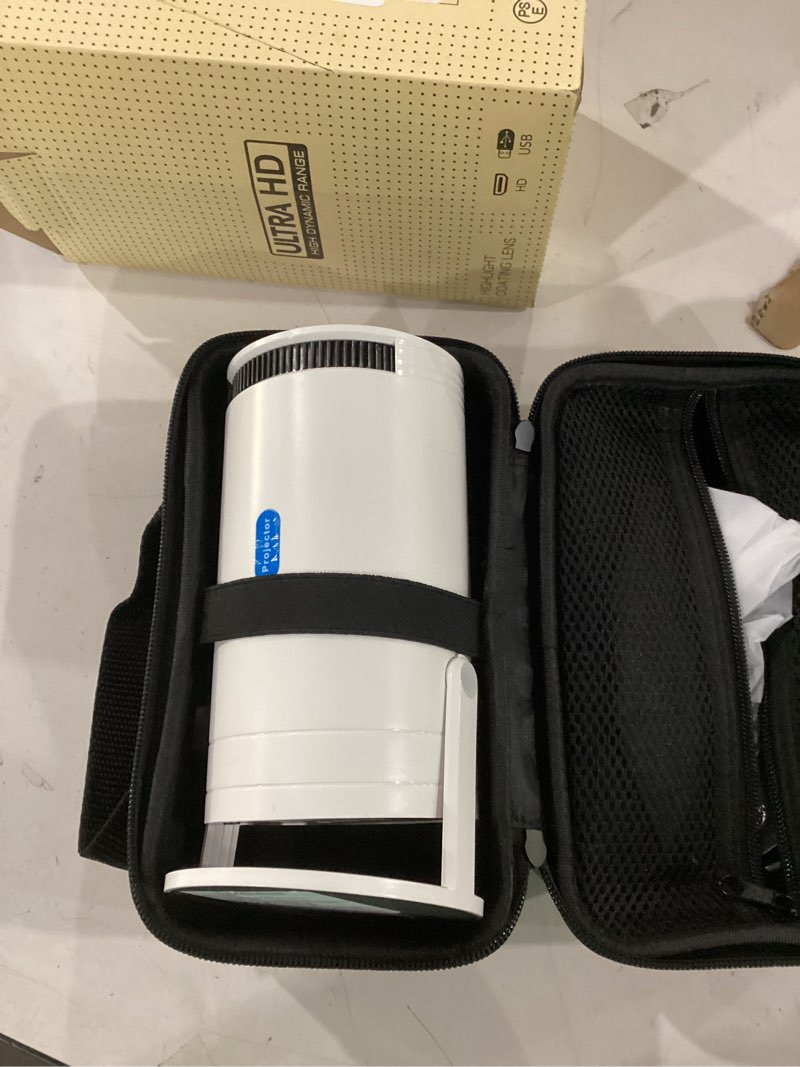 Condition photo showing New/Like New for mini projector, native 1080p portable projector with carrying case, 4k support, 270°rotatable outdoor movie proyector, home theater projector compatible with phone/tv stick/laptop/ps4/hdmi/usb