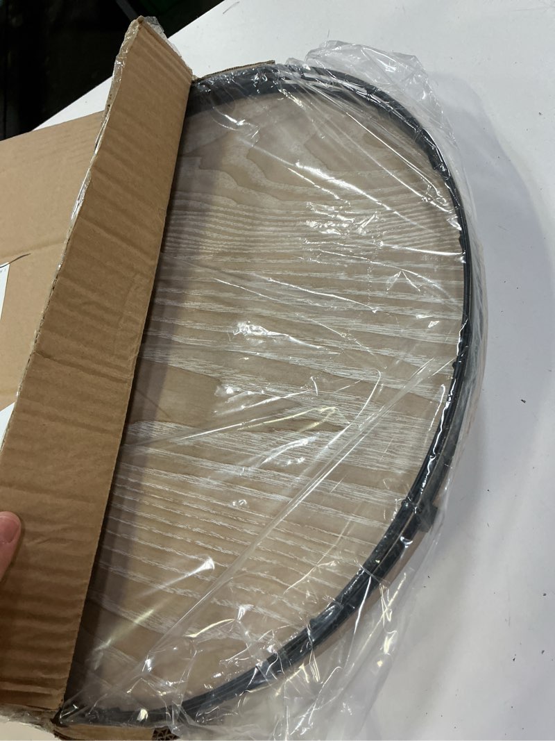Condition photo showing Good Condition for 16" lazy susan oak wood turntable organizer for cabinet, farmhouse round lazy susan organization and storage for dining table, kitchen, bathroom, countertop, cupboard, kitchen decor whitewashed white 16 inches