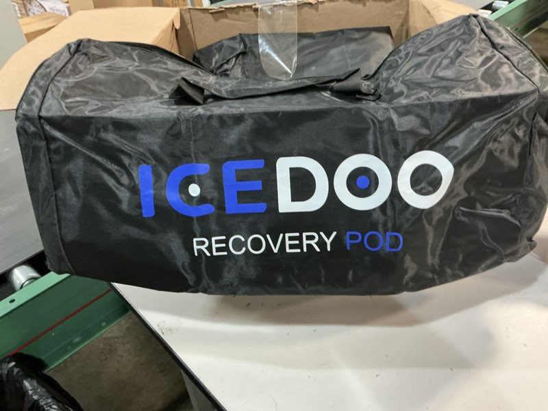 Condition photo showing As Is for The Cold Pod Ice Bath Tub for Athletes with Cover: 88 Gallons Cold Plunge Tub for Recovery, Multiple Layered Portable Ice Bath Plunge Pool