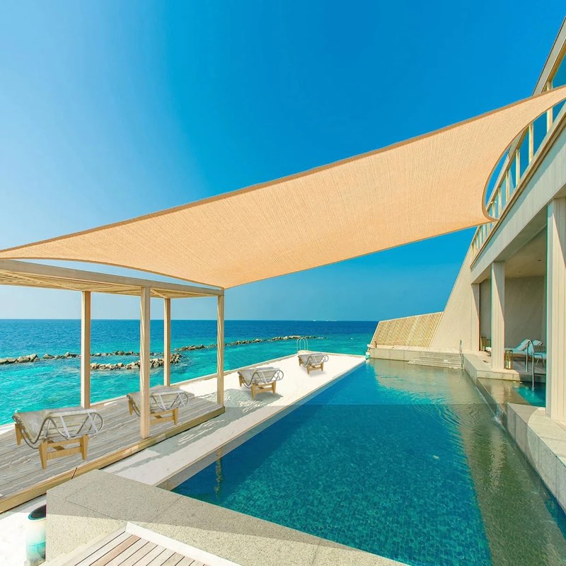 Customized Rectangle Sun Shade Sail, 9’x13’