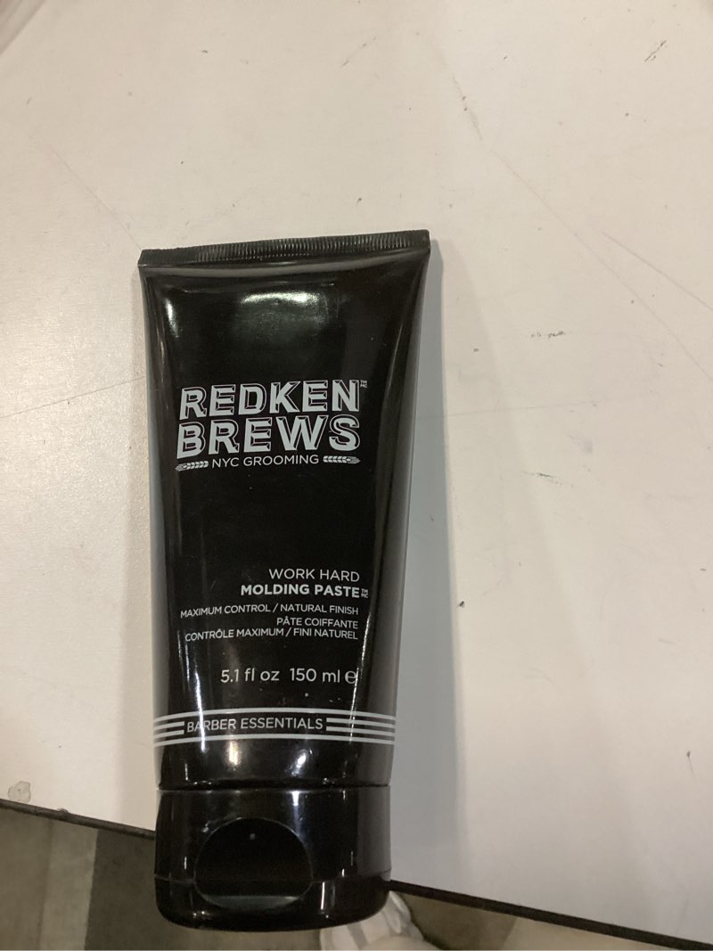 Condition photo showing Good Condition for Redken Brews Molding Paste For Men For all Hair Types - High Hold & Maximum Control, Natural and Matte Finish, Sulfate-Free 5 Fl Oz (Pack of 1)