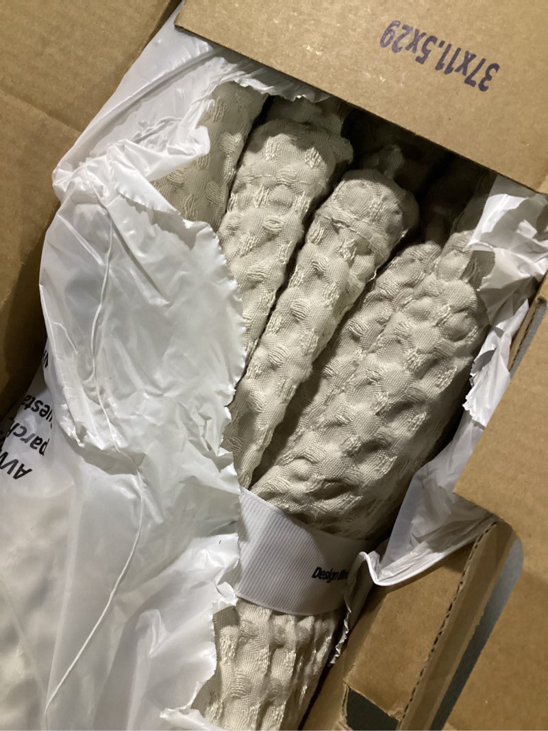 Condition photo showing Good Condition for phf pre-washed cotton waffle weave blanket twin size for bed,snag proof throw blanket for couch spring summer lightweight breathable,oeko-tex certified,machine washable, home decor gift?khaki khaki twin(66" x 90")