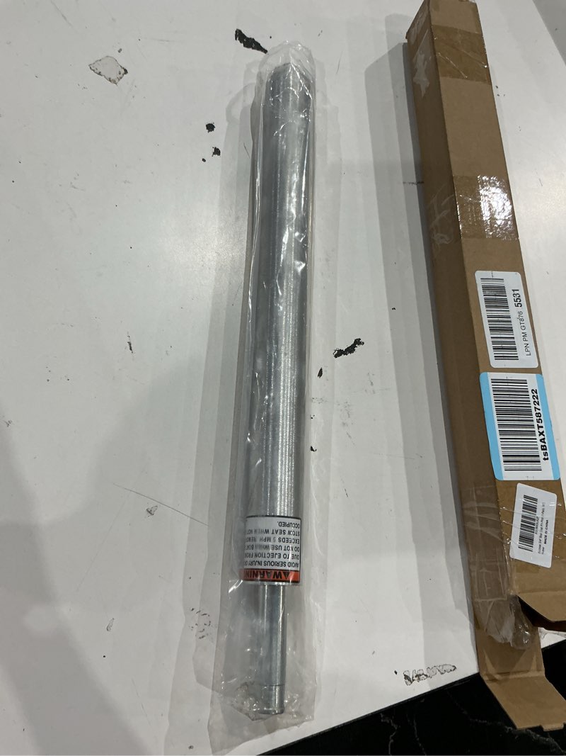 Condition photo showing Good Condition for 3/4" boat seat pin post, lock-in style non-threaded pedestal post for marine boat seat mounting, aluminum extension pole for pontoon, fishing boat, bass boat, and more 16''