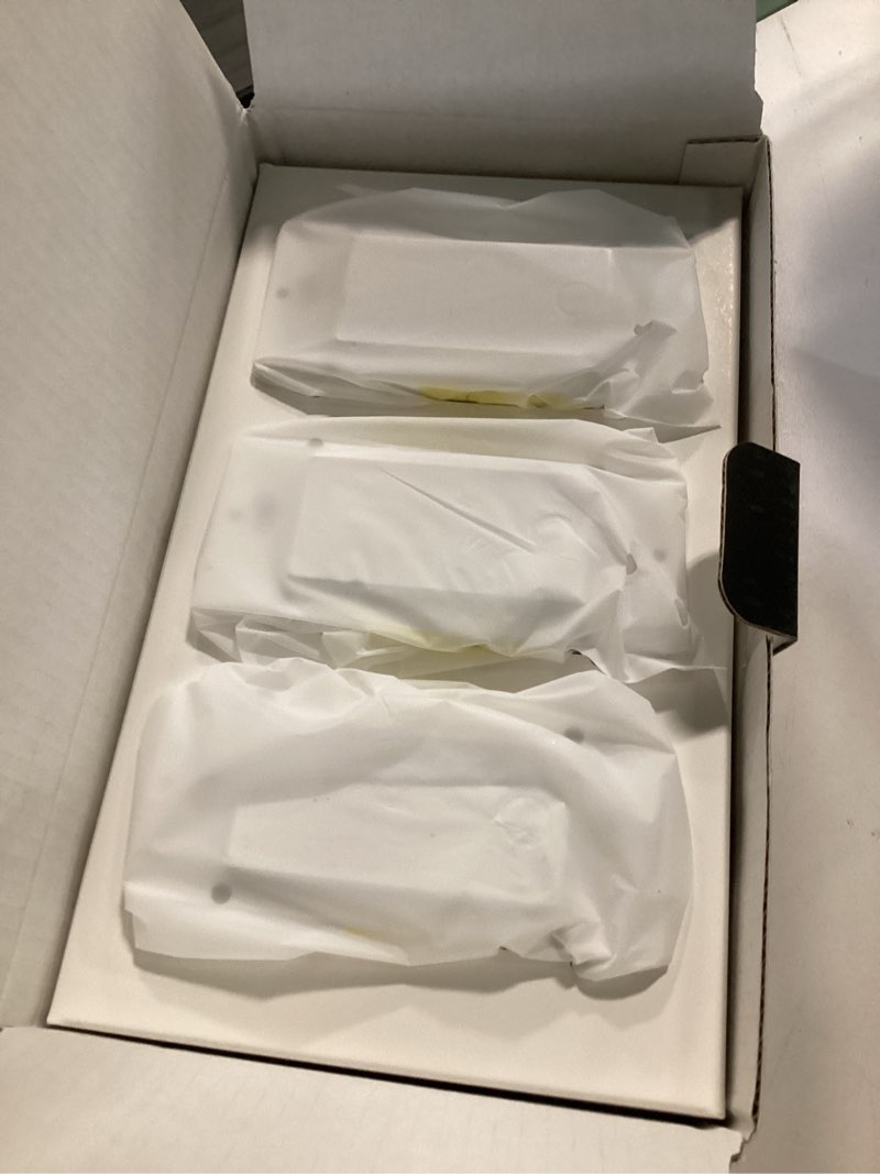 Condition photo showing Good Condition for MOES Smart Single Pole Light Switch, 2.4GHz WiFi Smart Wall Switch, Needs Neutral Wire, Multi-Control, Smart Life/TUYA APP Control, Voice Control with Alexa/Google Home, White 3 Gang 3 Gang White Smart Switch