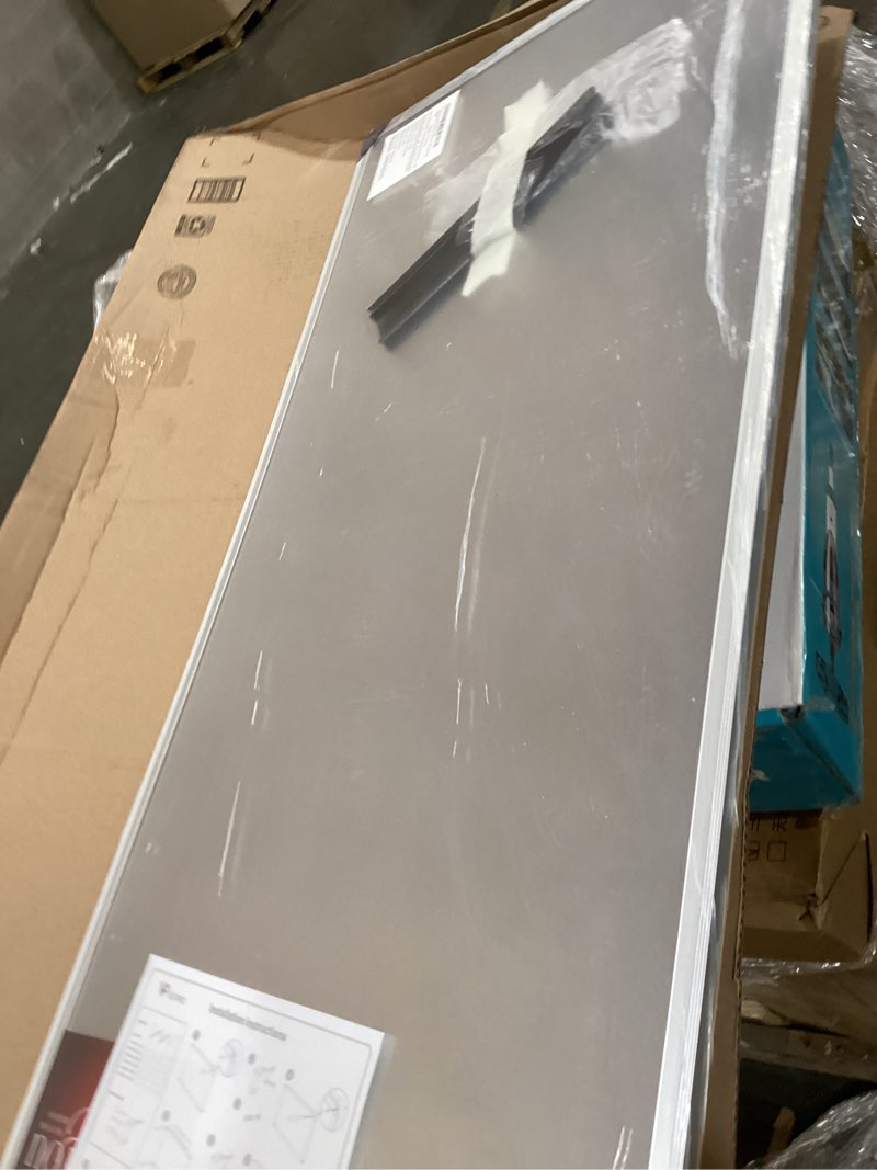 Condition photo showing Good Condition for viz-pro magnetic dry erase board, 48 x 24 inches, silver aluminium frame 48"w x 24"h