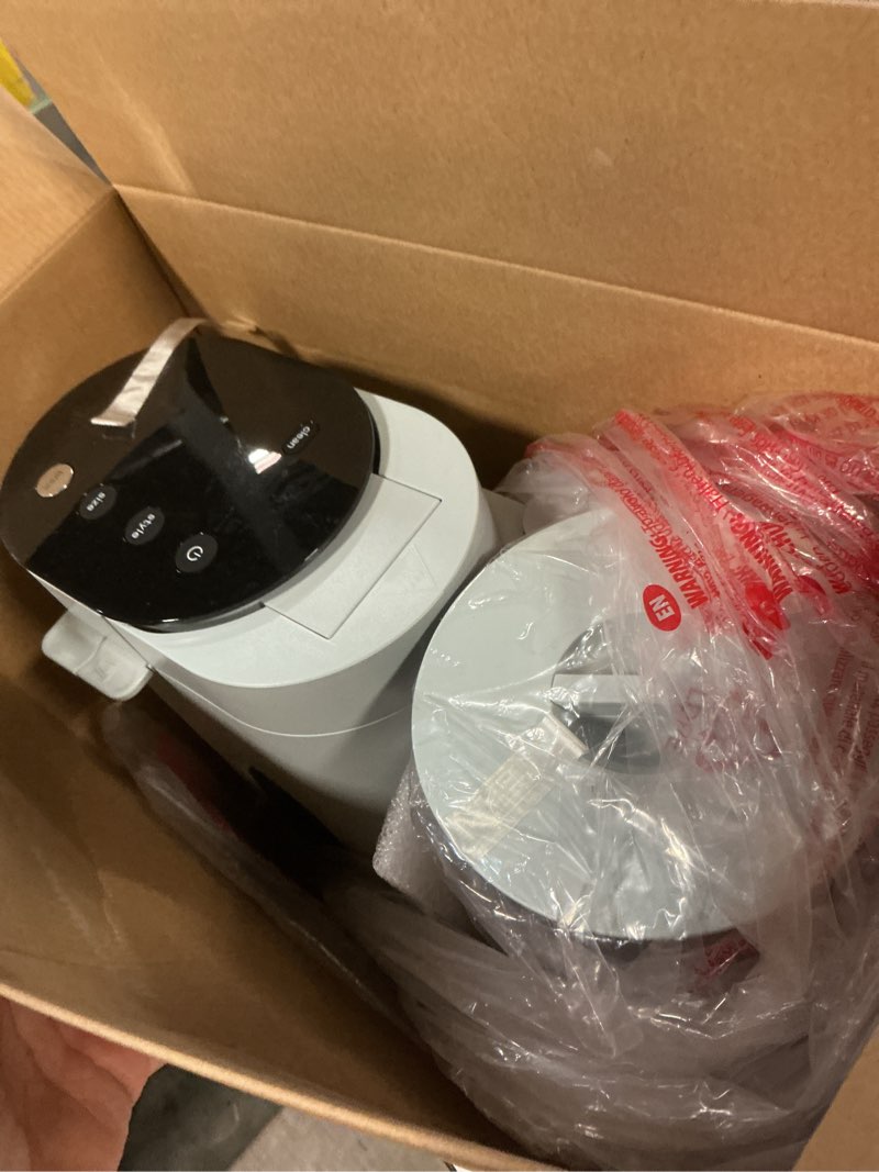 Condition photo showing Good Condition for Ninja Pods & Grounds Specialty Single-Serve Coffee Maker, K-Cup Pod Compatible, Built-In Milk Frother, 6-oz. Cup to 24-oz. Travel Mug Sizes, Iced Coffee Maker, Glacier Blue, PB051GB