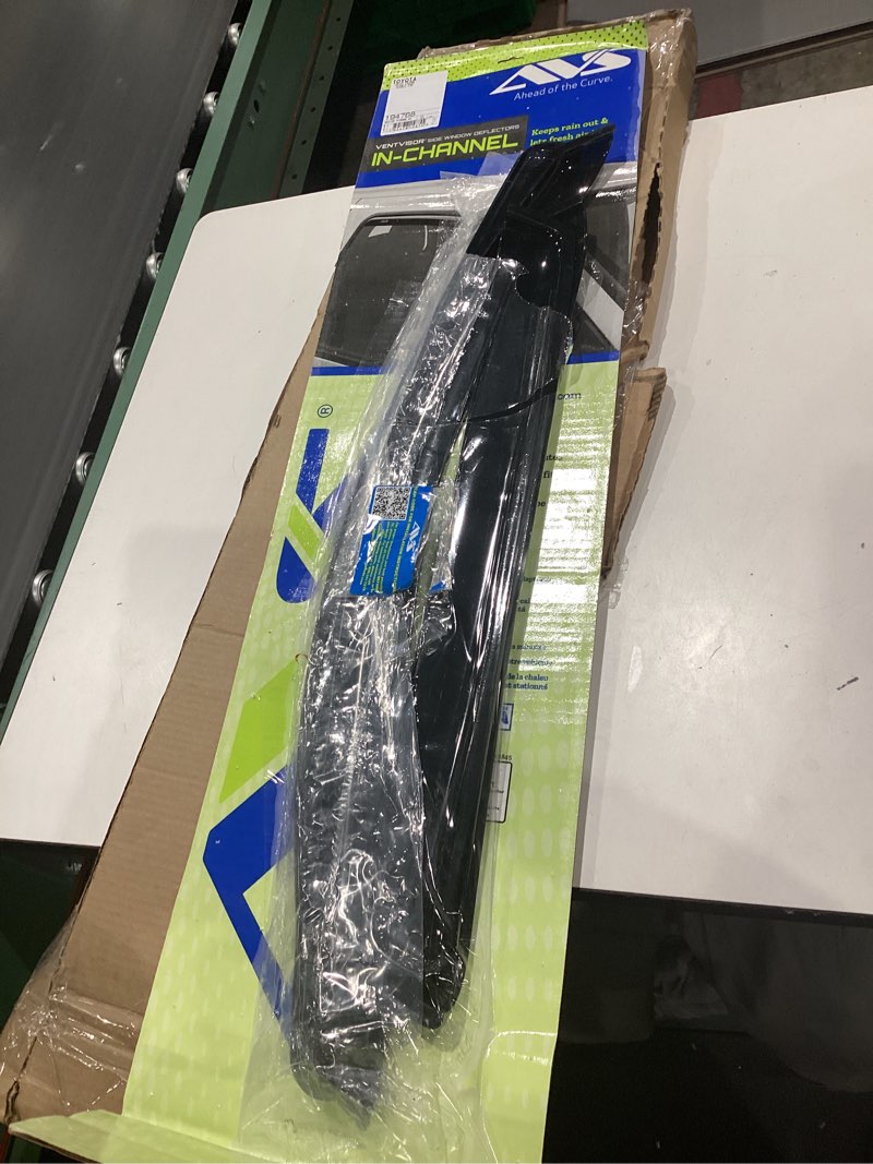 Condition photo showing Good Condition for auto ventshade [avs] in-channel rain guards for 2016 - 2023 toyota tacoma double/ext cab only | window vent visors, 4 pcs. - smoke | 194768 in-channel - smoke
